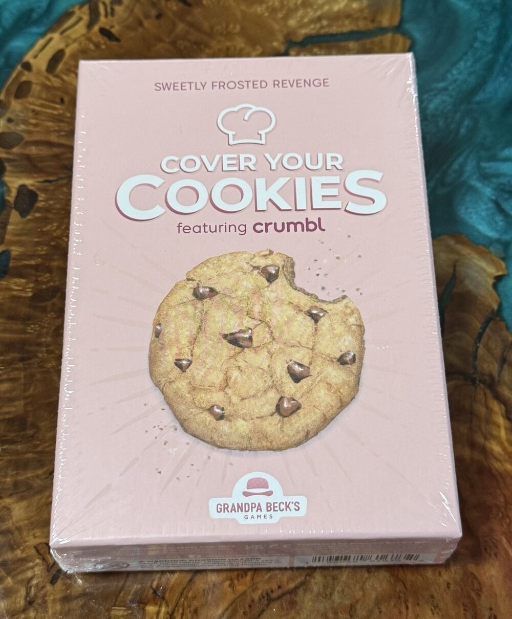 Crumbl Card Game - Cover Your Cookies - Grandpa Becks Game - NEW SEALED Crumble
